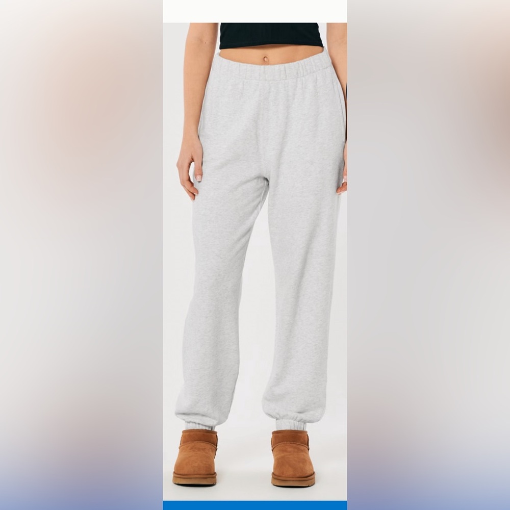Hollister fleece Dad joggers size XX small short